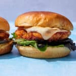 A tuna burger.