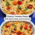 Cherry tomato pasta pin image 3.