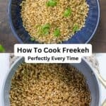 How to cook freekeh pin image 3.