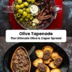 Olive tapenade recipe pin image 3.