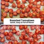 Roasted tomatoes pin image 3.