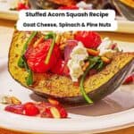Stuffed acorn squash pin image 2.