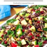 Wild rice salad pin image 3.