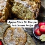 Apple olive oil cake pin image 3.