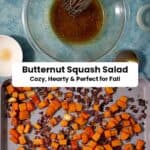 Butternut squash salad pin image 3.