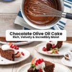 Chocolate Olive Oil Cake pin image 3.