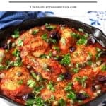 Chicken thigh recipes pin image 1.