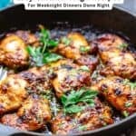 Chicken thigh recipes pin image 2.