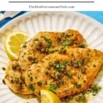 Chicken piccata pin image 1.