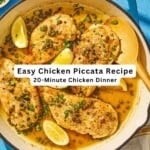 Chicken piccata pin image 2.