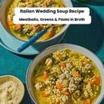 Italian Wedding Soup pin image 2.