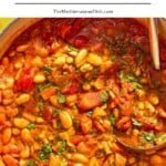 White bean stew pin image 1.
