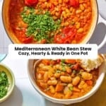 White bean stew pin image 3.