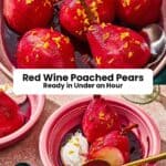 Poached pears pin image 3.