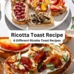 Ricotta Toast pin image 3.