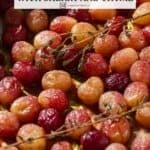 Roasted grapes pin image 1.