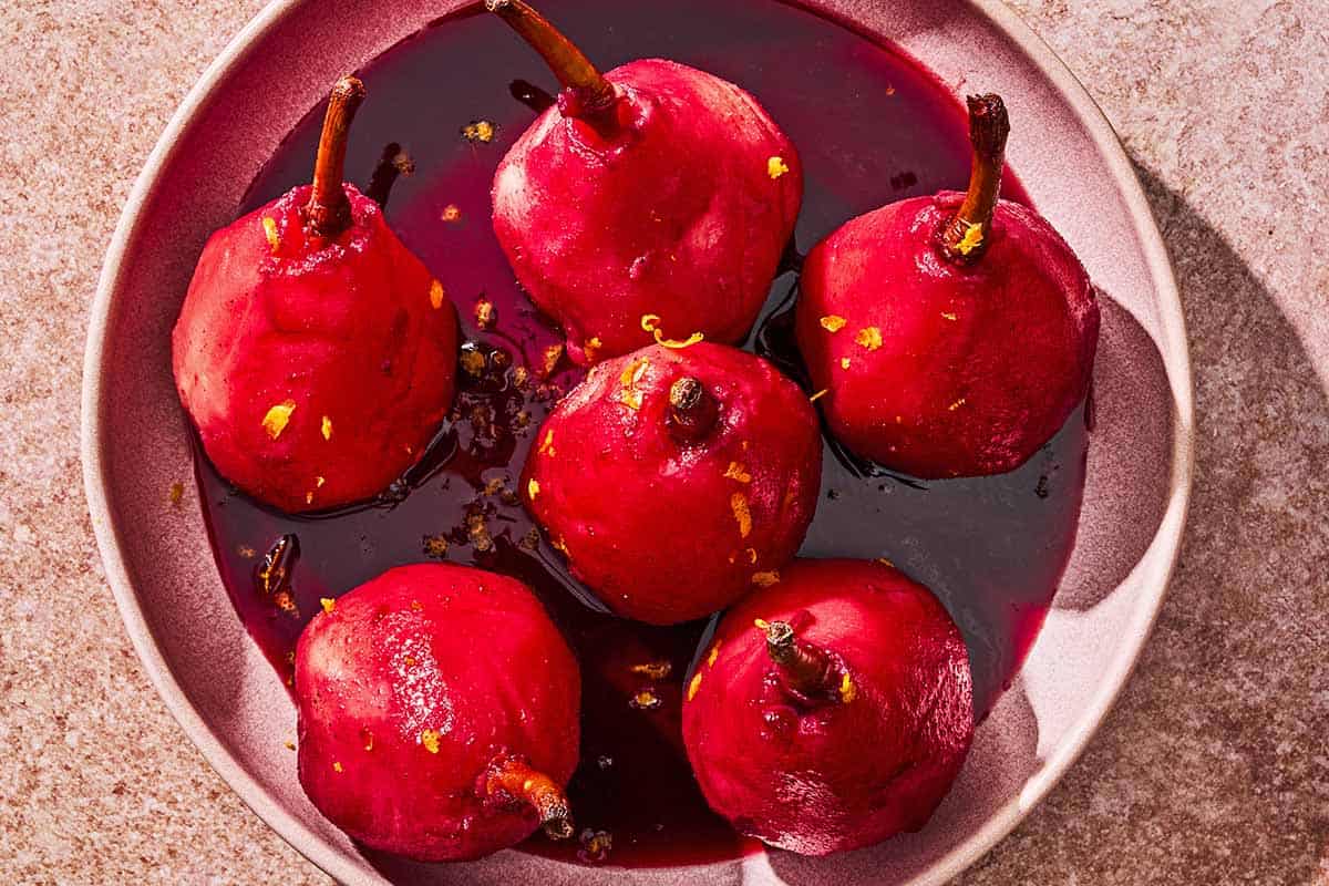 Red Wine Poached Pears: An Elegant Make-Ahead Dessert for Entertaining