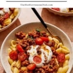 Turkish pasta pin image 1.
