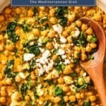 Lemony chickpeas with feta pin image 1.