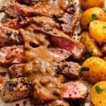 Steak au Poivre Recipe pin image 1.